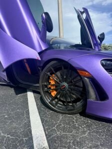 McLaren 720S Spider car rental in Miami by GoldenExoticscar for rental in miami beach