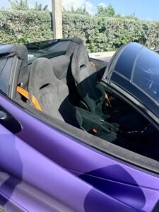 2020 McLaren 720s Spyder Nebula Purple for rent in blue lagoon